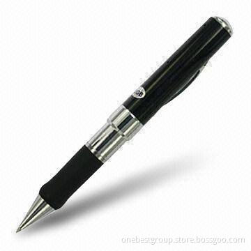 Pen-shaped Hidden Camera with USB Function, Supports 2 to 8GB Memory